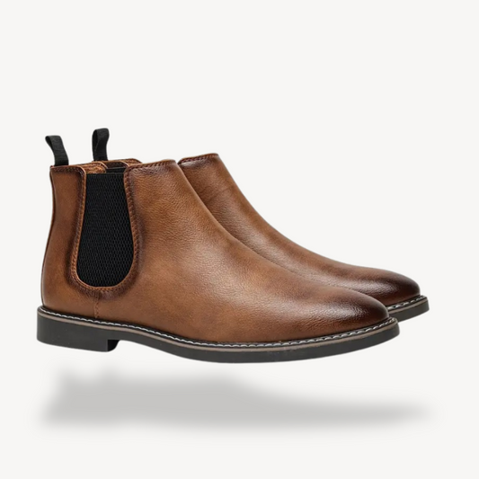 VogeLuxe | Men’s Classic Leather Chelsea Boots