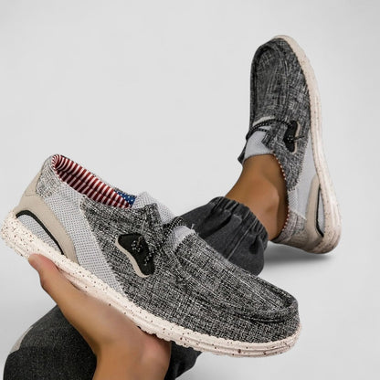 VogeLuxe | Men’s Casual Color-Block Slip-On Shoes