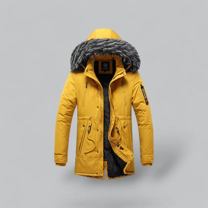 VogeLuxe | Men’s Faux Fur Hooded Winter Parka Jacket