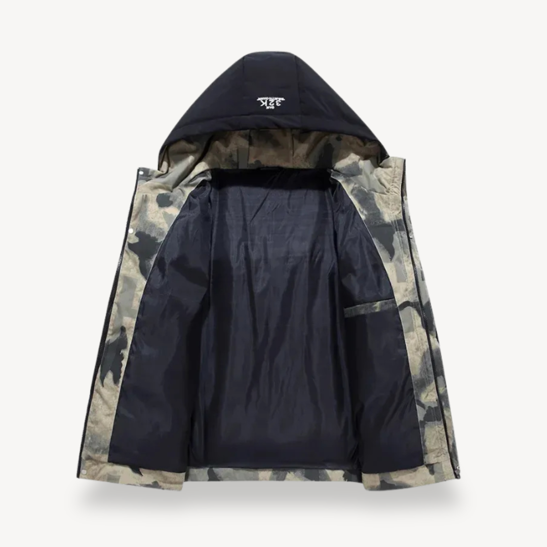 VogeLuxe | Men’s Modern Hooded Puffer Jacket