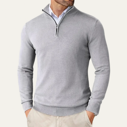 Men’s Quarter-Zip Sweater – Slim Fit Sport Pullover with Mock Neck 6