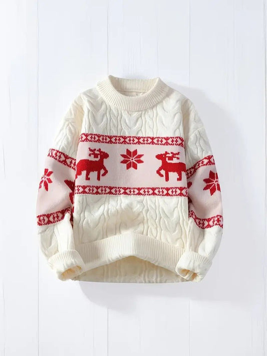 Men’s Reindeer Christmas Sweater 0