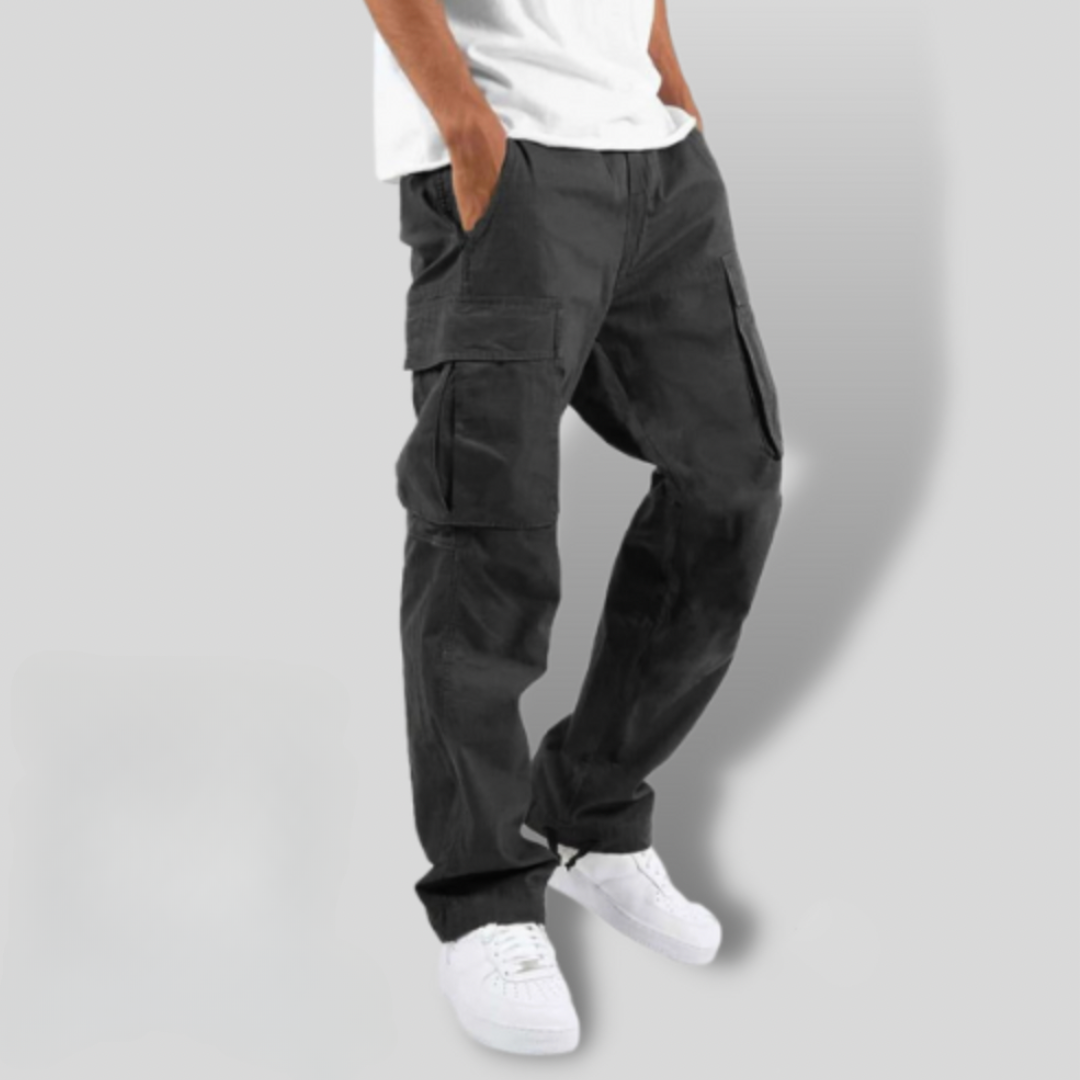 Comfortable Elastic Waist Cargo Pants for Men