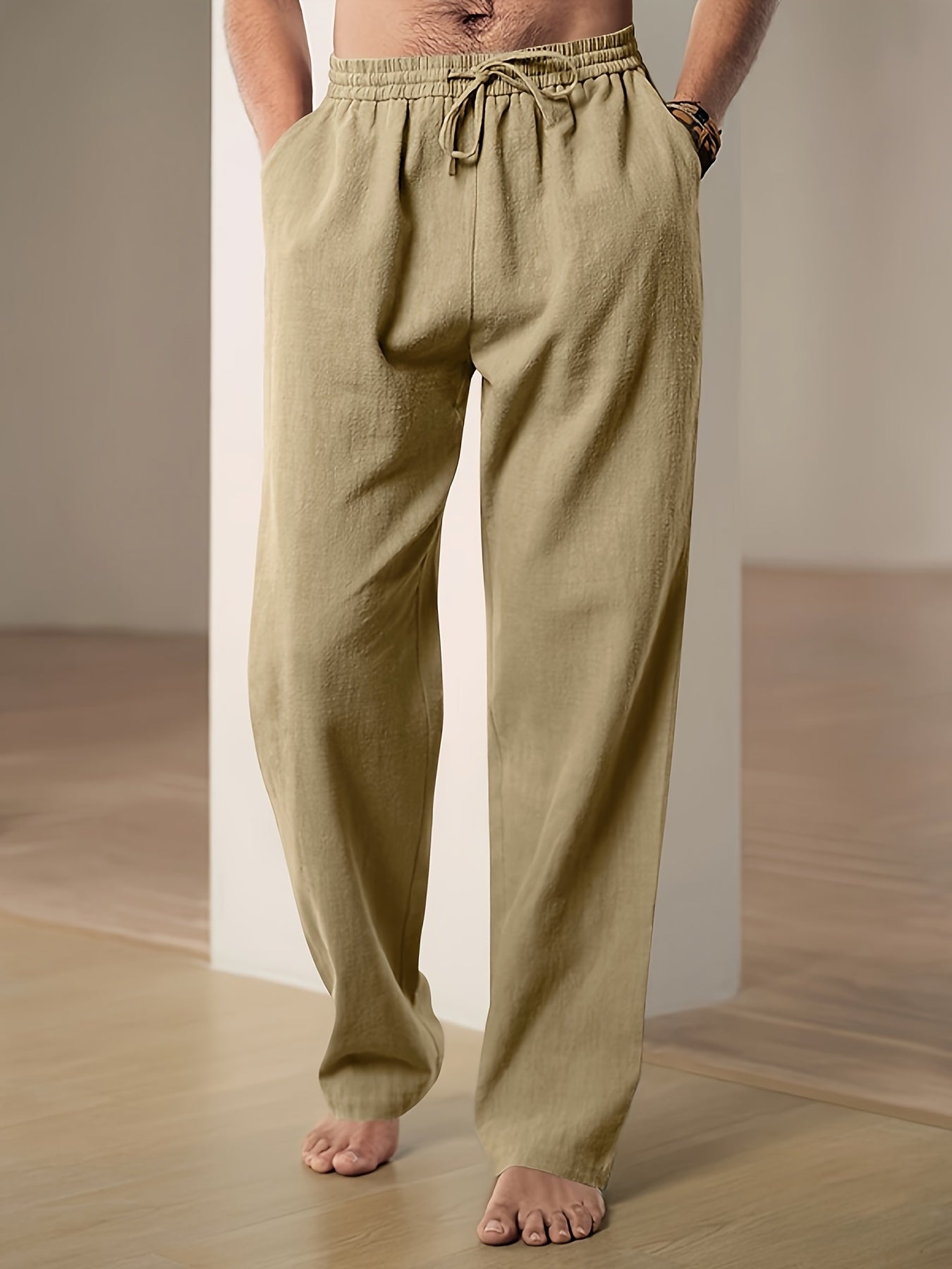 Comfortable Men's Sweatpants with Elastic Waist