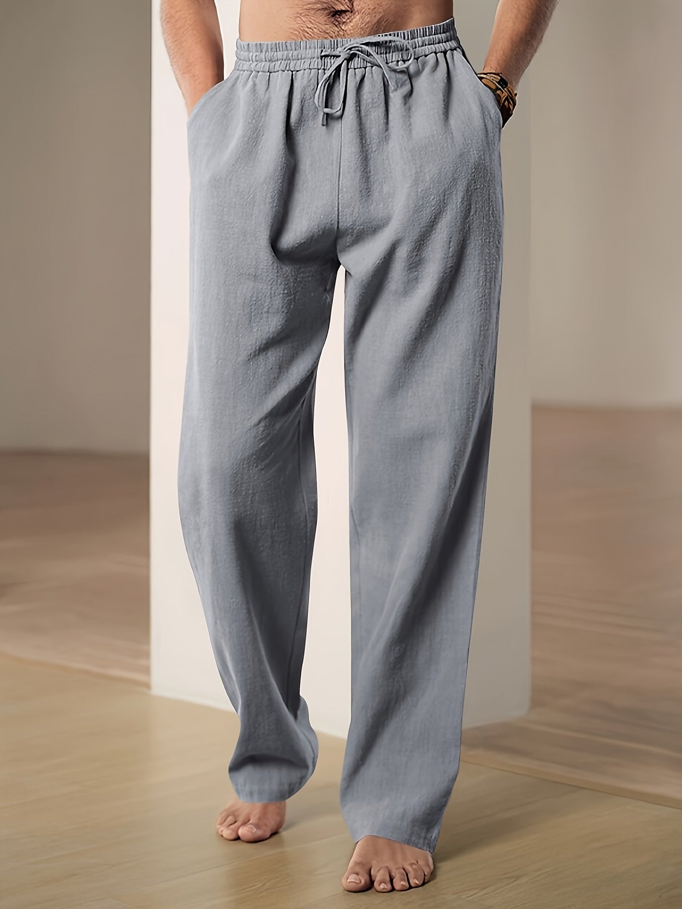 Comfortable Men's Sweatpants with Elastic Waist