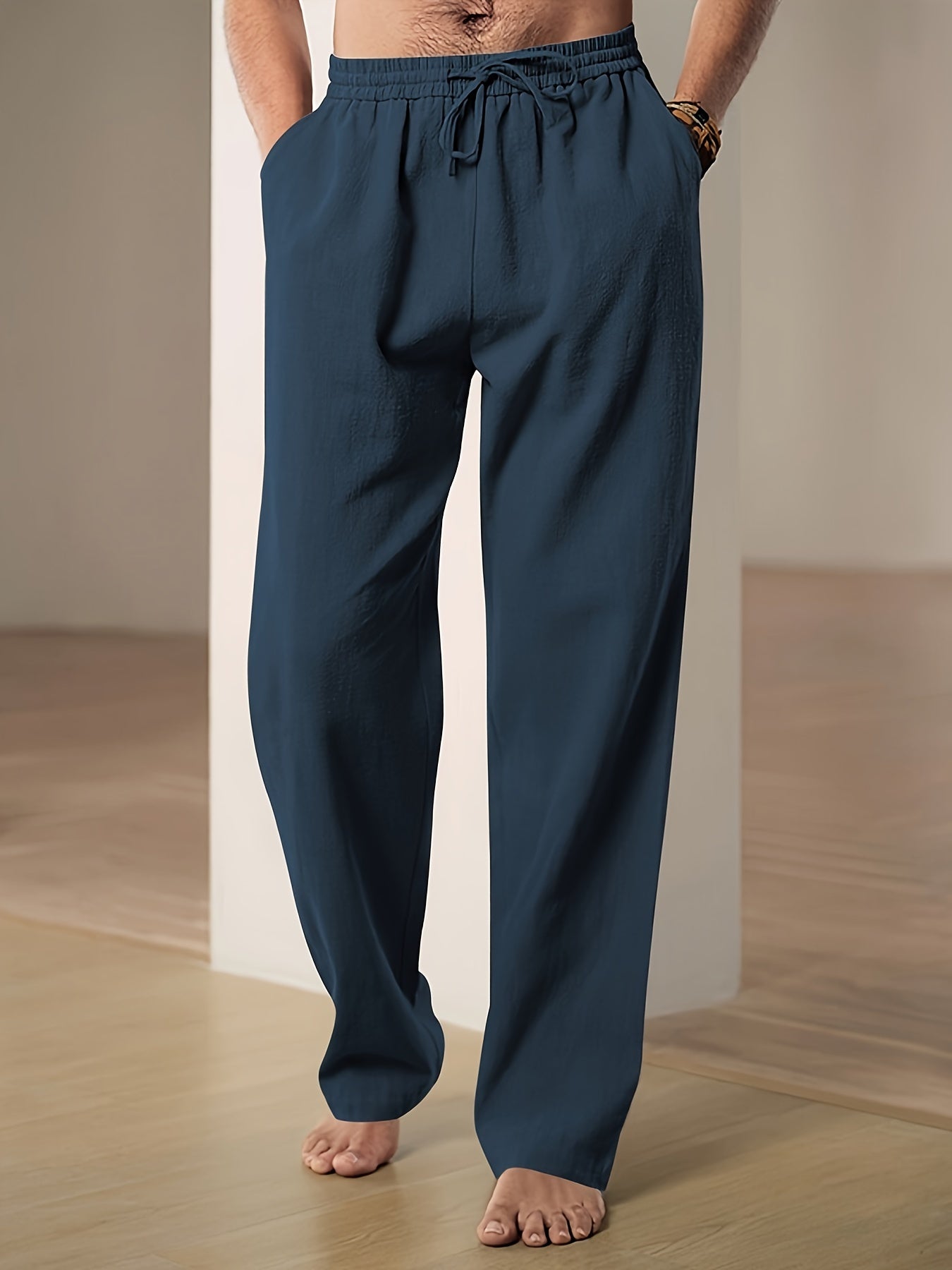 Comfortable Men's Sweatpants with Elastic Waist