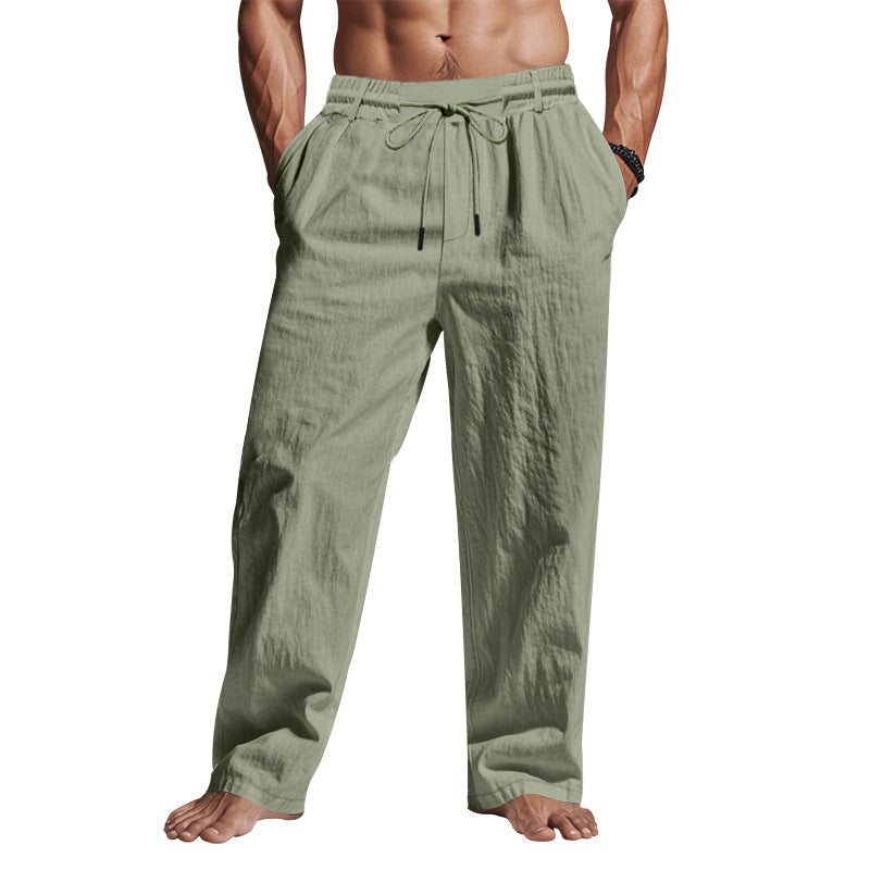 Comfortable Drawstring Pants for Men with Pockets