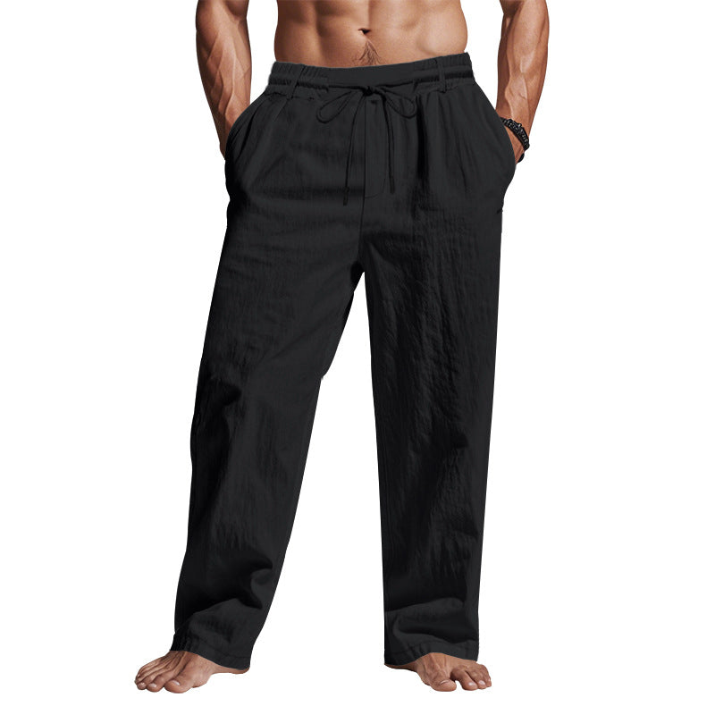 Comfortable Drawstring Pants for Men with Pockets
