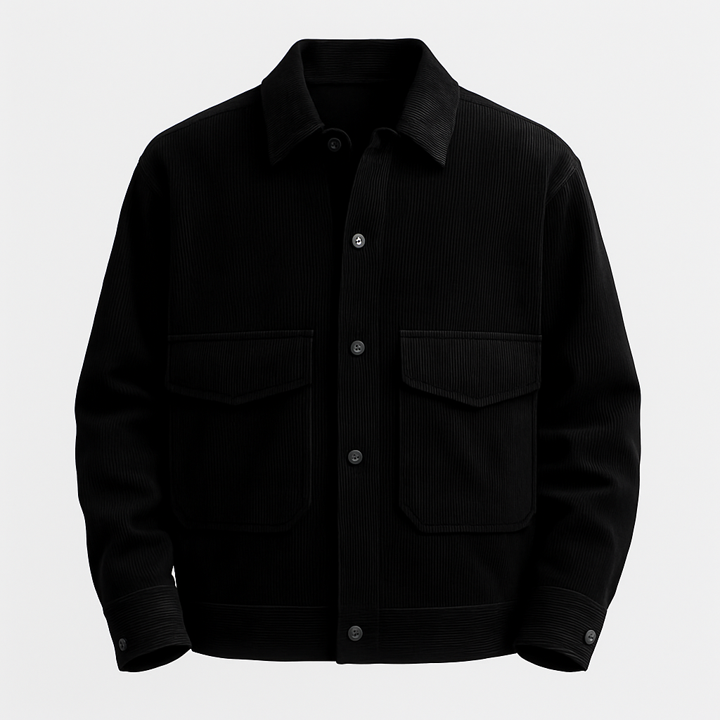 Rugged Corduroy Work Jacket - Traditional Mens Style