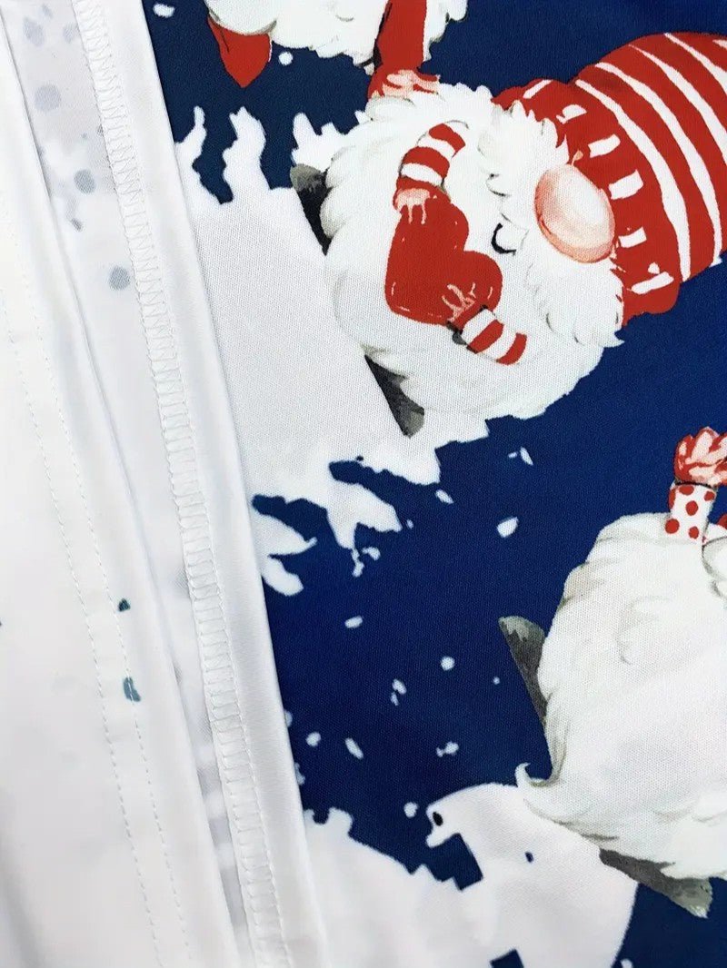 Men’s Santa & Snowflake Christmas Shirt 4