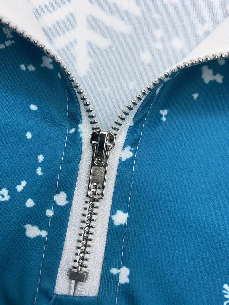 Men’s Santa & Snowflake Christmas Shirt 8