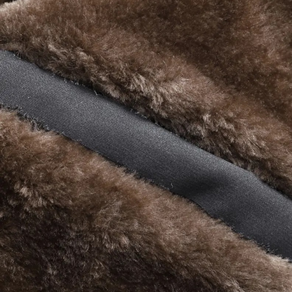 VogeLuxe | Men’s Faux Fur Lined Winter Bomber Jacket