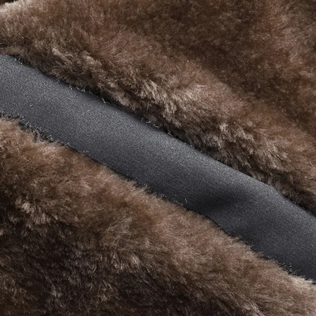 VogeLuxe | Men’s Sherpa Lined Winter Bomber Jacket