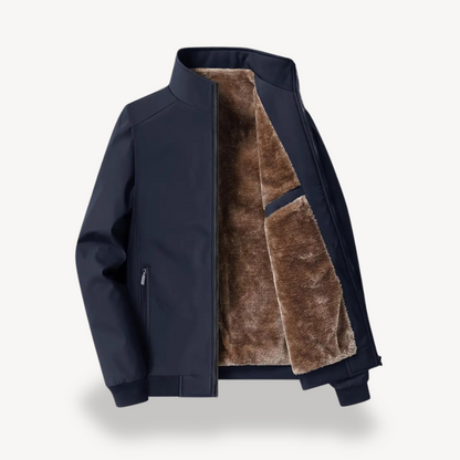 VogeLuxe | Men’s Sherpa Lined Winter Bomber Jacket