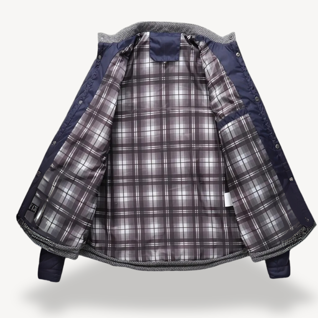 VogeLuxe | Men’s Quilted Knit Bomber Jacket