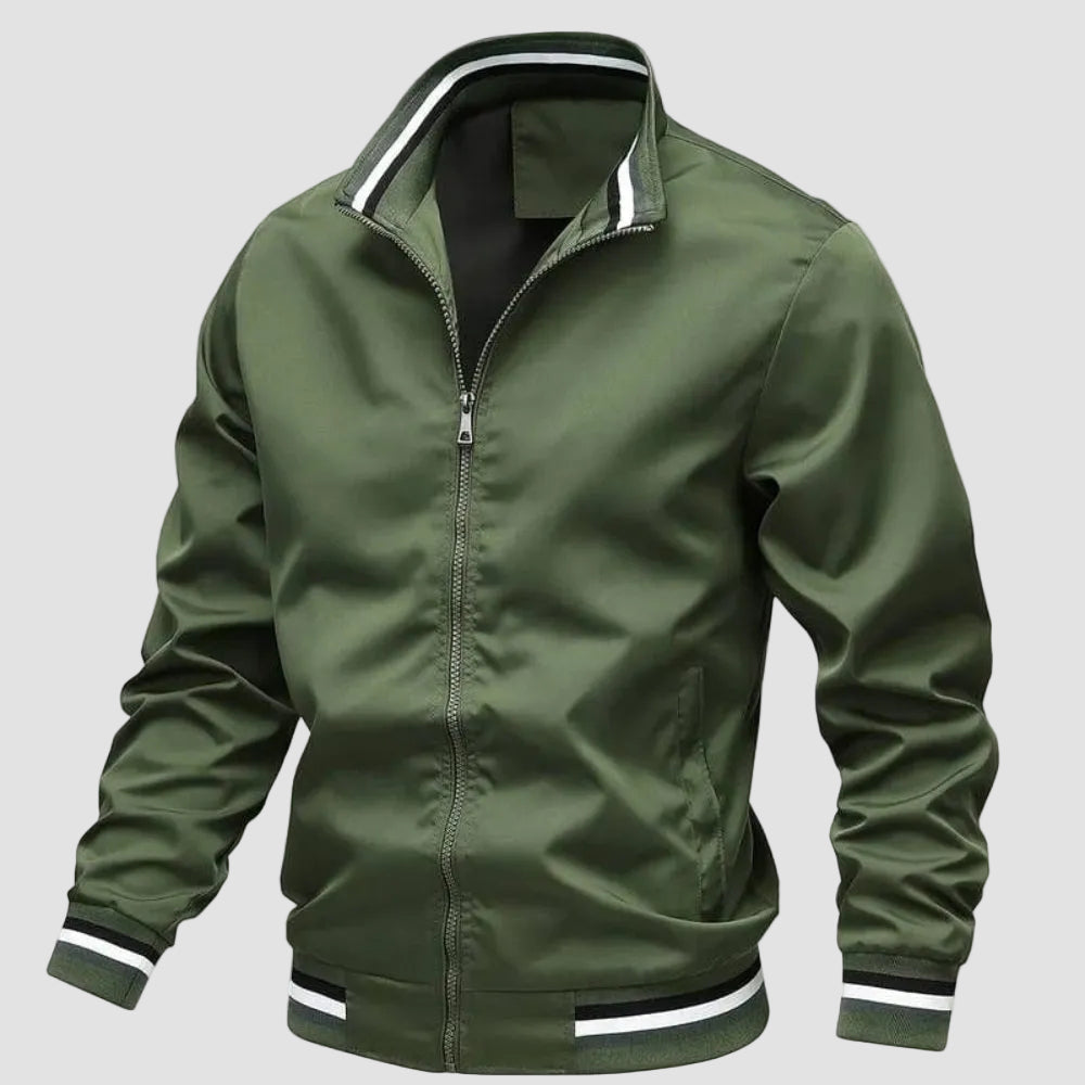 Men's Classic Fit Cozy Bomber Jacket - VogeLuxe