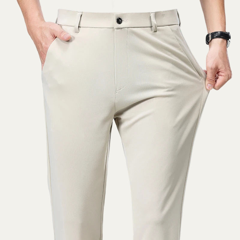 Men’s Slim Fit Trousers – Classic Business Style 4