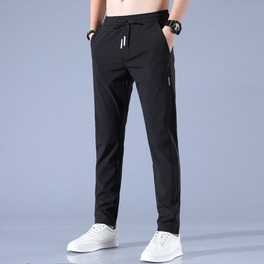 Comfortable Elastic Waist Pants - BritishElegance