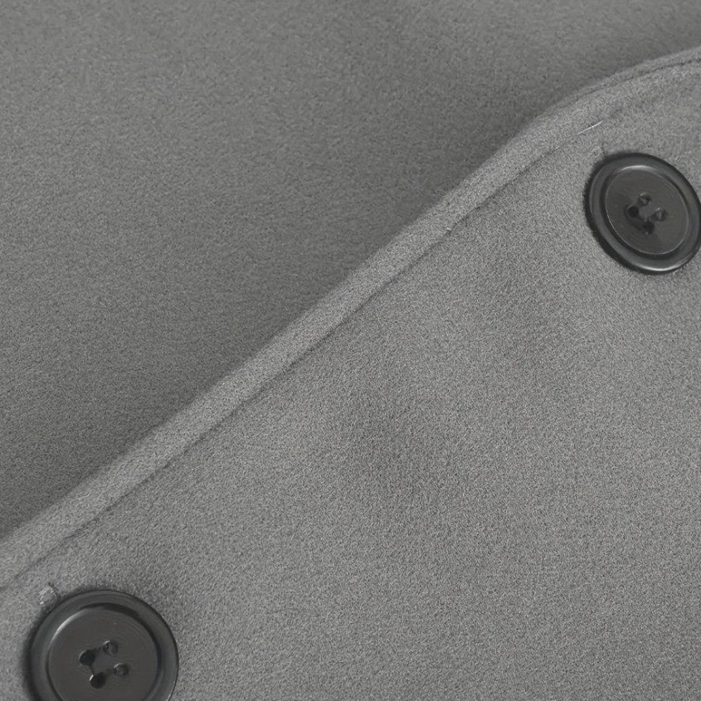 Men’s Smart Casual Coat – Minimalist Button Winter Coat 8