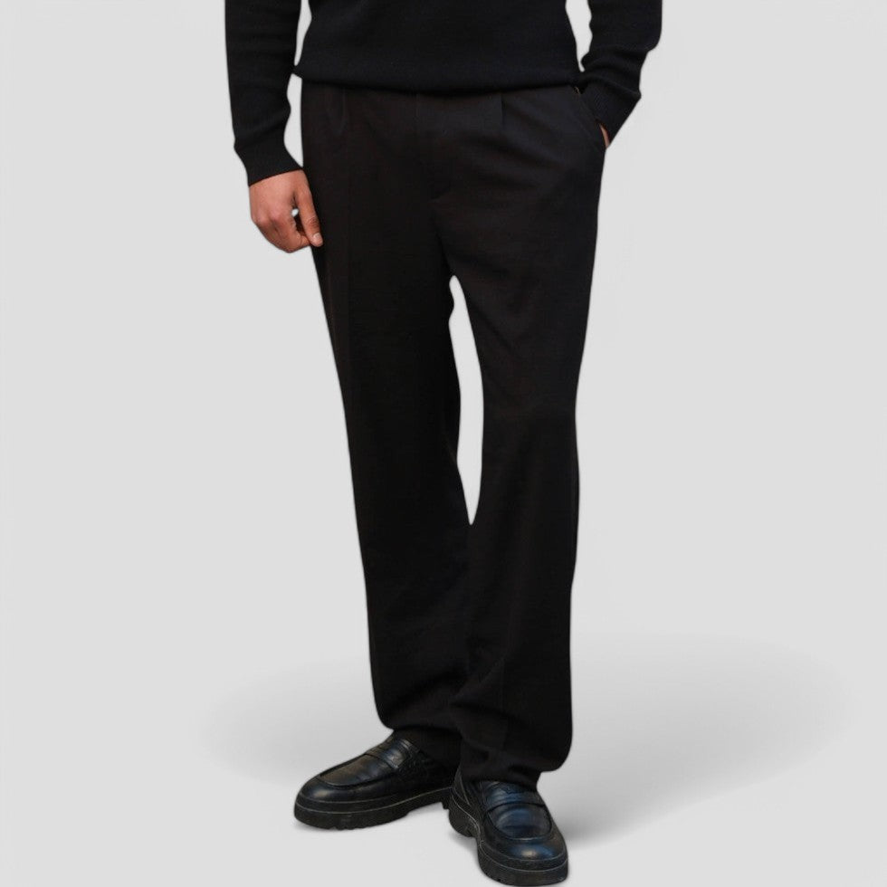 Men's Straight Fit Chino Smart Casual Trousers