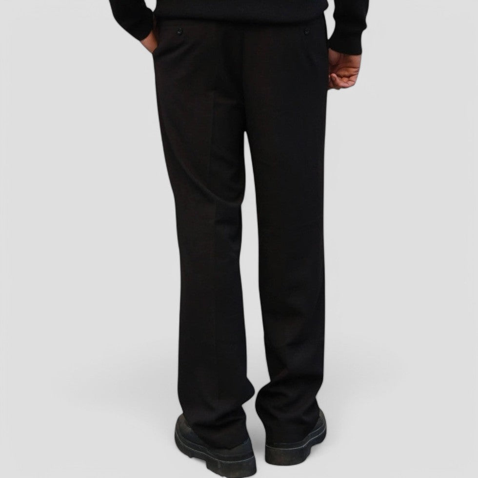 Men's Straight Fit Chino Smart Casual Trousers