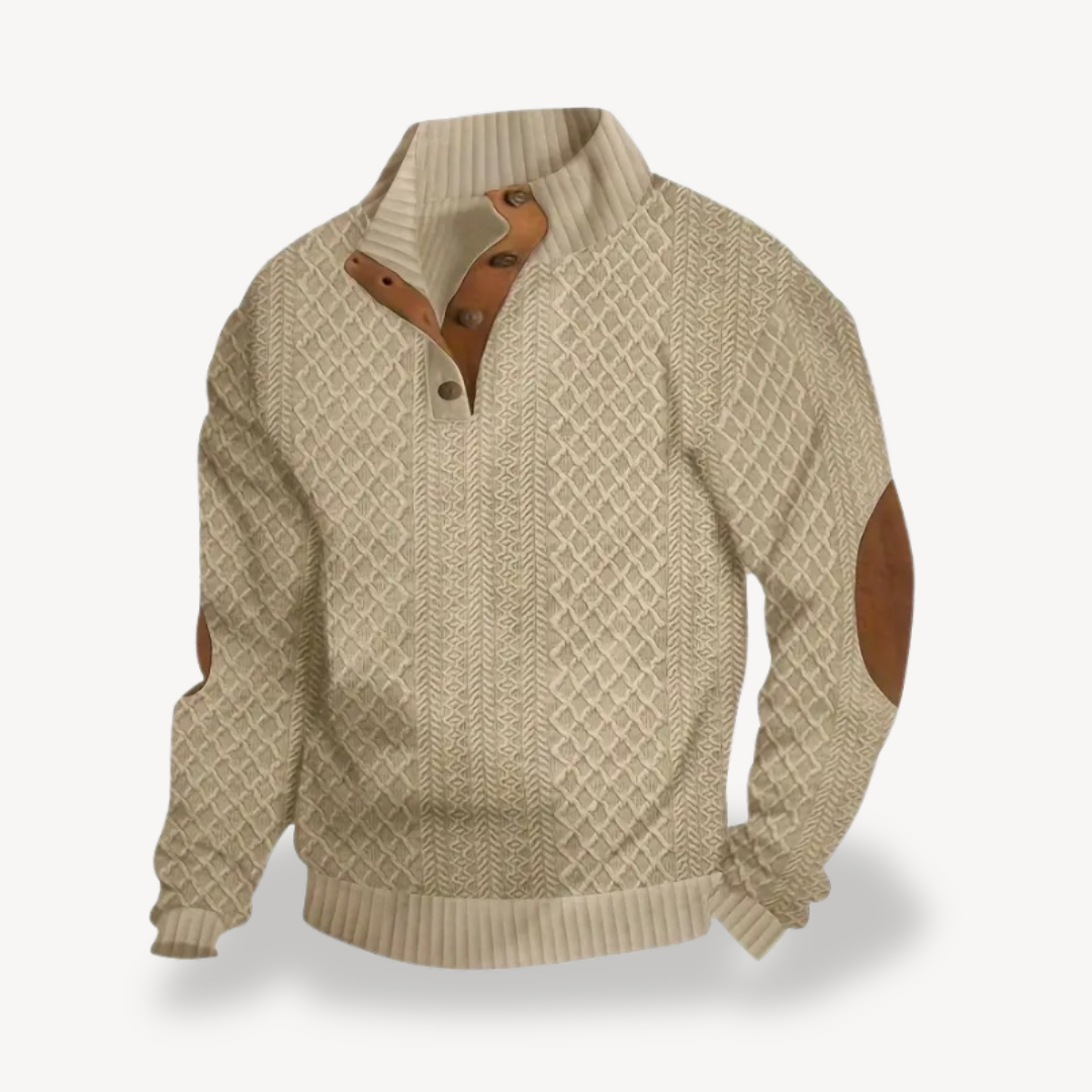 VogeLuxe | Men’s Quilted Heritage Pullover
