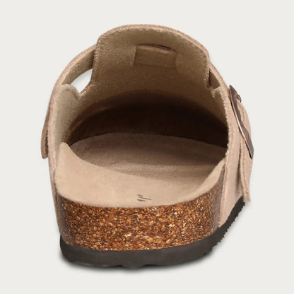Men’s Suede Buckle Clogs – Slip-On Comfort with Smart-Casual Edge 2