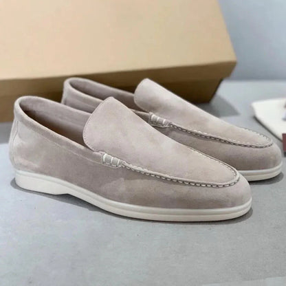 Luxury Leather Slip On Loafers For Men