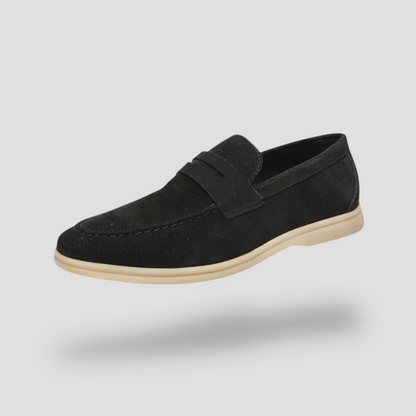 VogeLuxe | Men's Suede Loafers Slip-On Casual Shoes with Soft Comfort