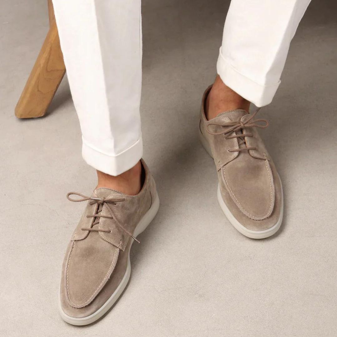 VogeLuxe | Men’s Casual Suede Derby Shoes