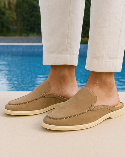 VogeLuxe | Men’s Backless Mule Loafers