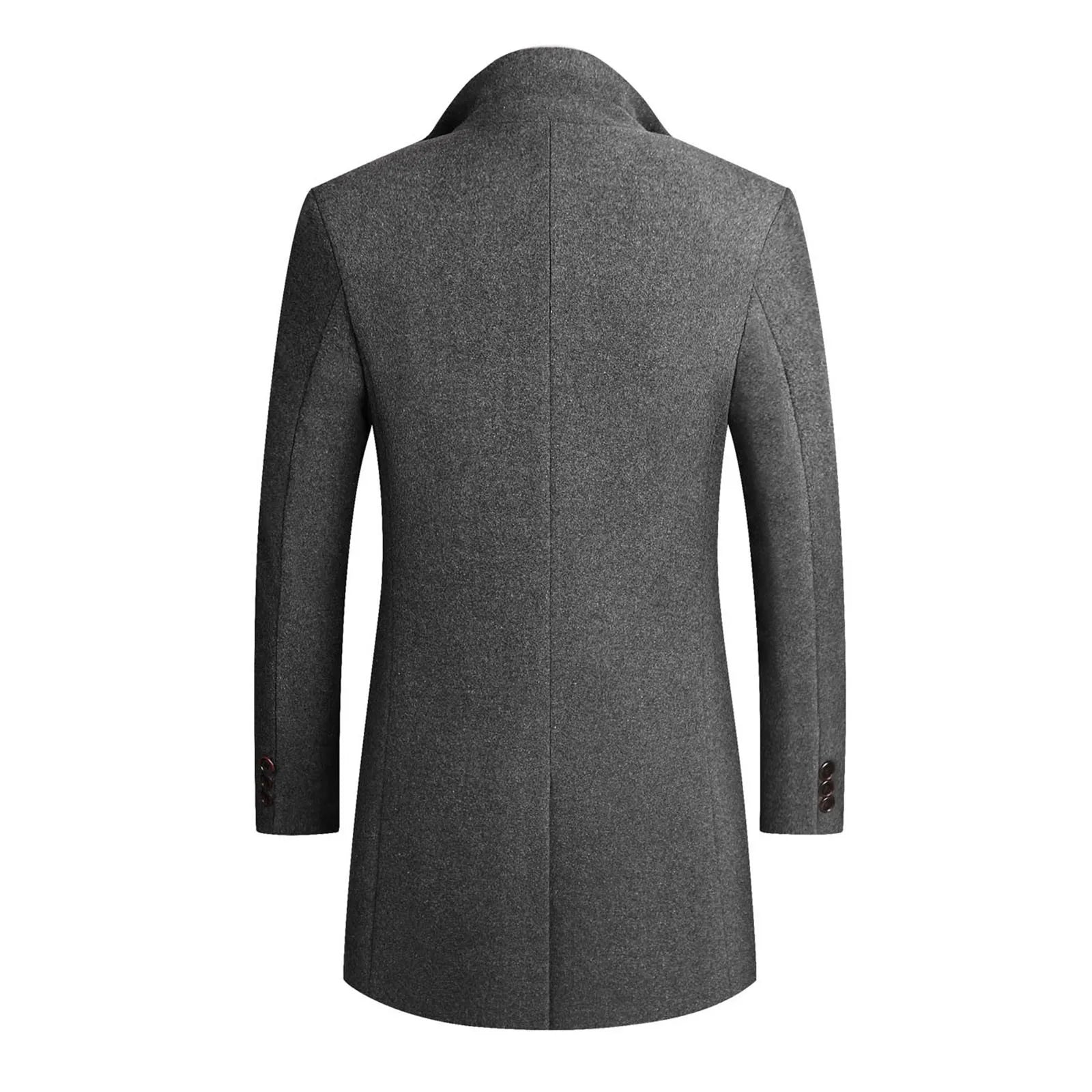 Men’s Tailored Coat with Notch Lapels – Smart Casual and Formal 2