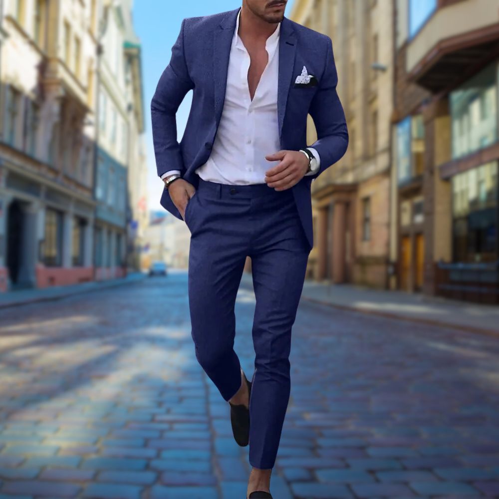 Tailored Fit Business Suit - VogeLuxe