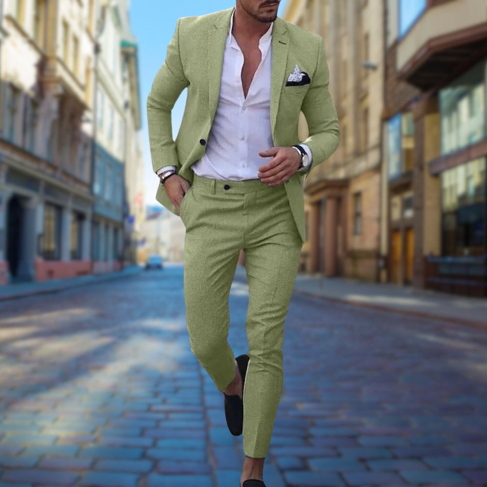 Tailored Fit Mens Business Suit