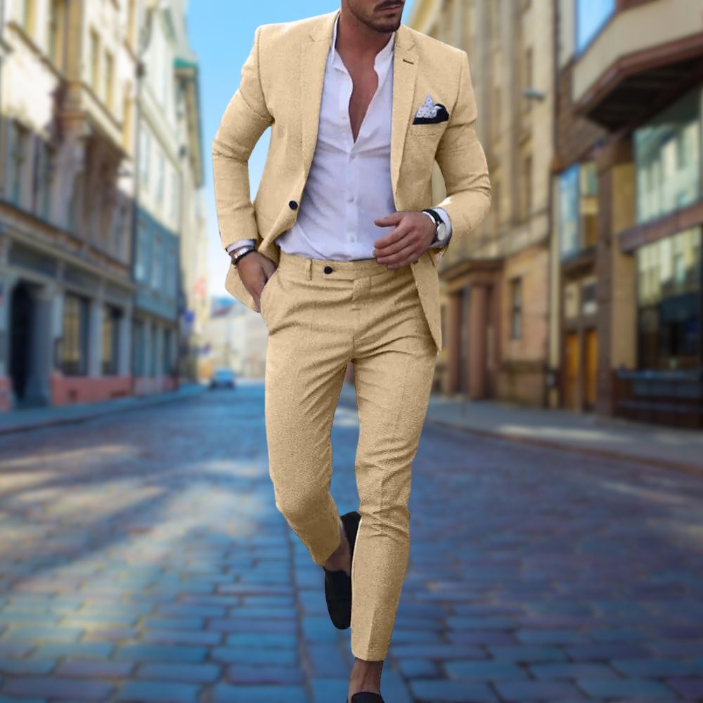 Tailored Fit Mens Business Suit