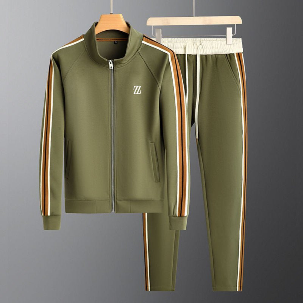 Sporty Athletic Wear Tracksuit Set
