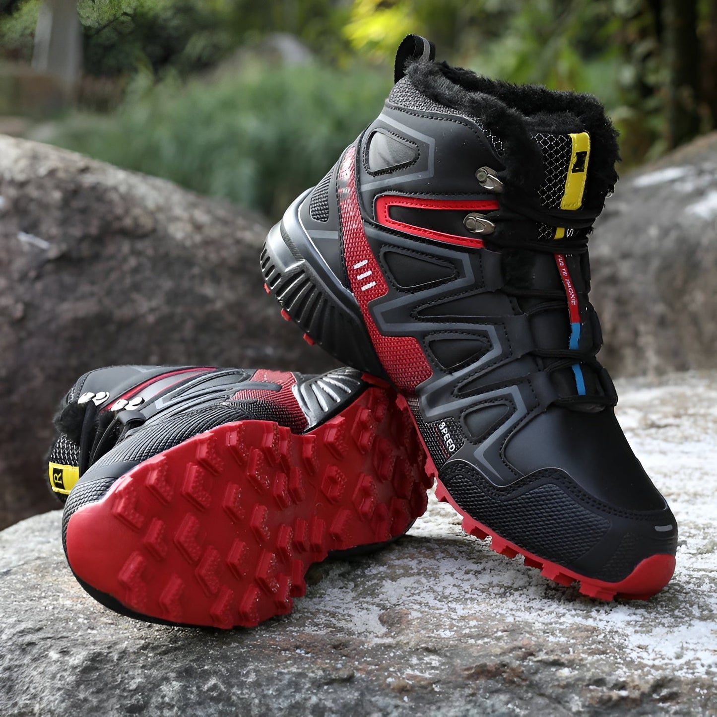 Waterproof Men's Hiking Boots Grip Outdoor Shoes