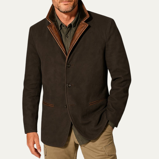 Men’s Vintage Jacket – Classic Autumn Field Style 0