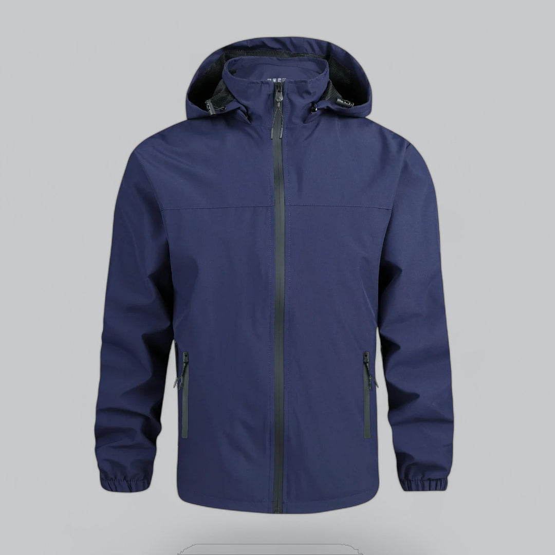VogeLuxe | Men’s Lightweight Water-Resistant Hooded Jacket