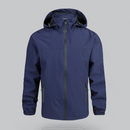 VogeLuxe | Men’s Lightweight Water-Resistant Hooded Jacket