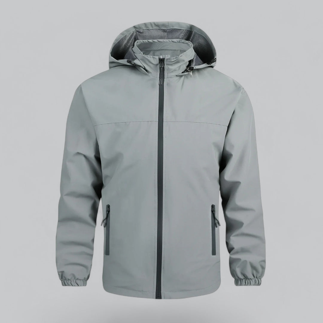 VogeLuxe | Men’s Lightweight Water-Resistant Hooded Jacket