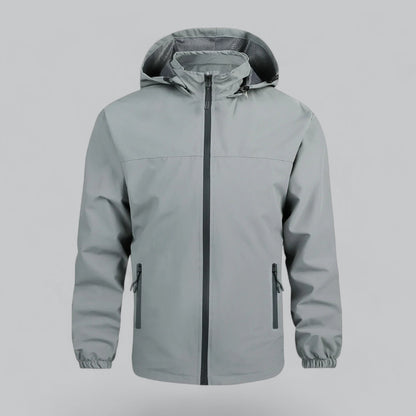 VogeLuxe | Men’s Lightweight Water-Resistant Hooded Jacket