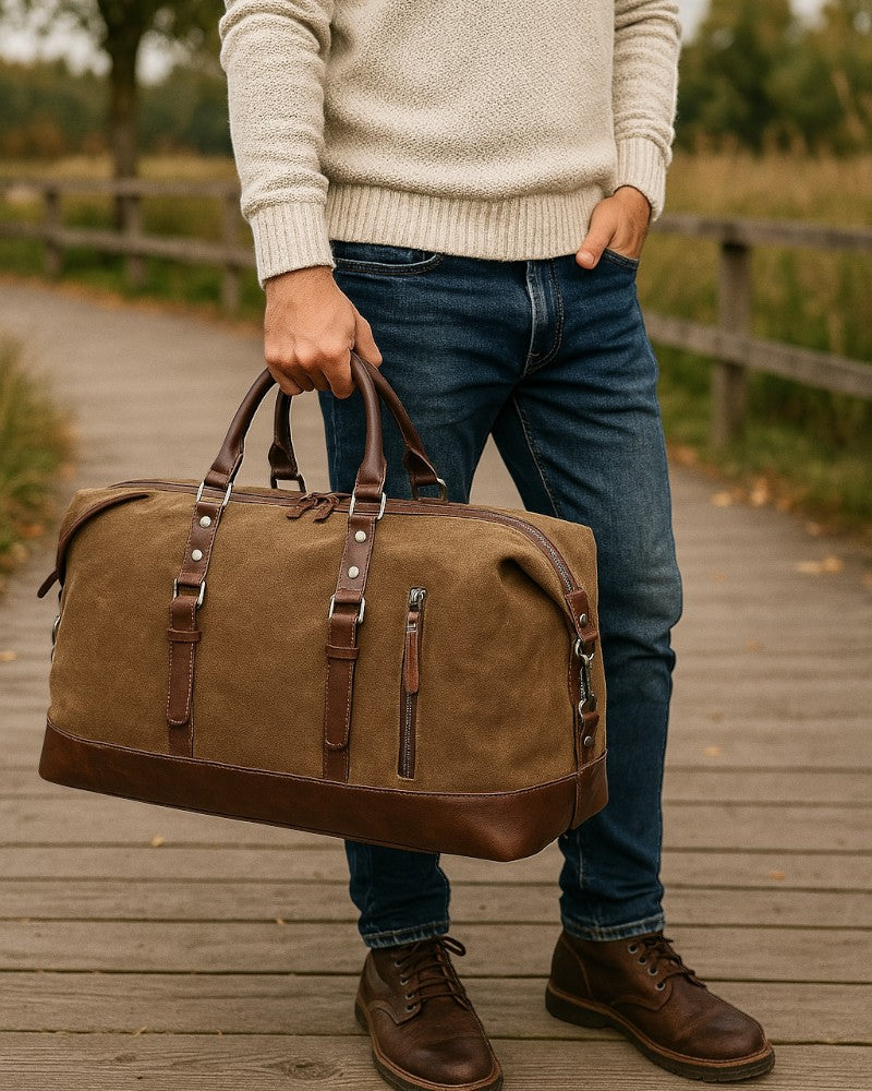 Men's Weekender Travel Duffel Bag