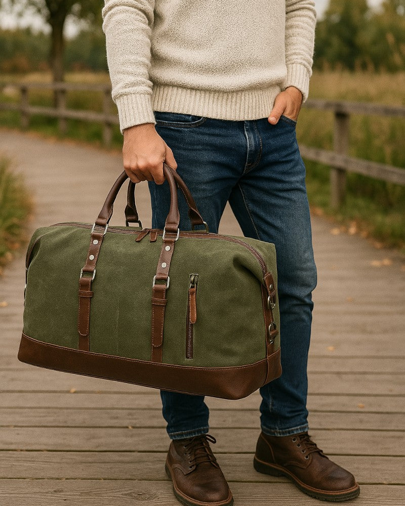 Men's Weekender Travel Duffel Bag