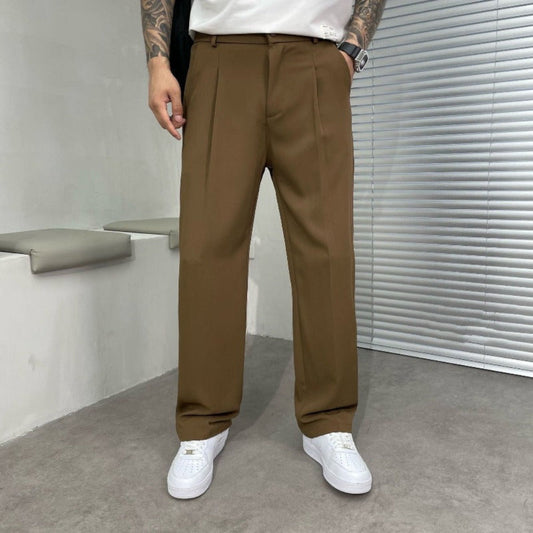 Comfortable Fit Wide Leg Dress Pants - VogeLuxe