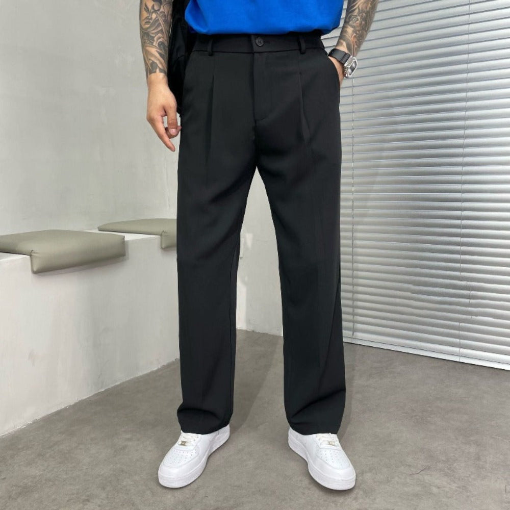 Relaxed Fit Mens Formal Trousers