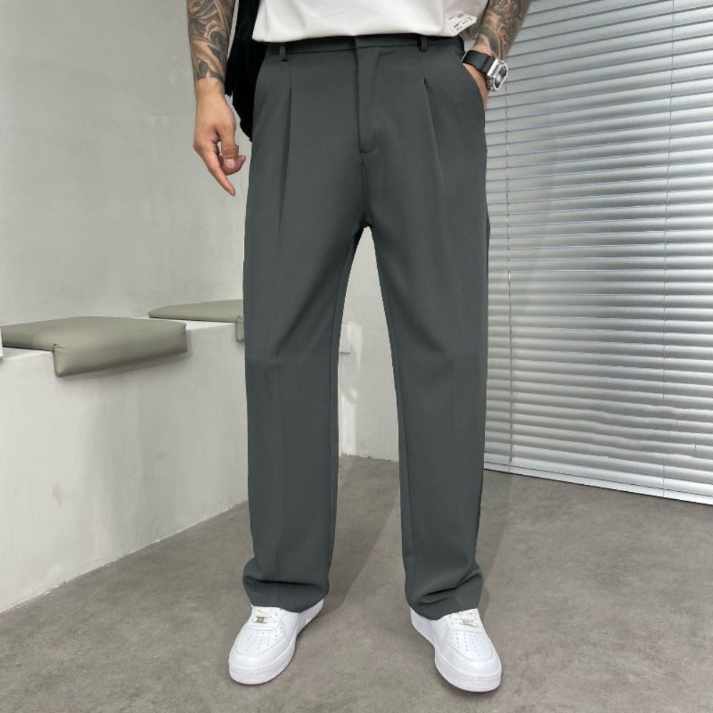 Relaxed Fit Mens Formal Trousers