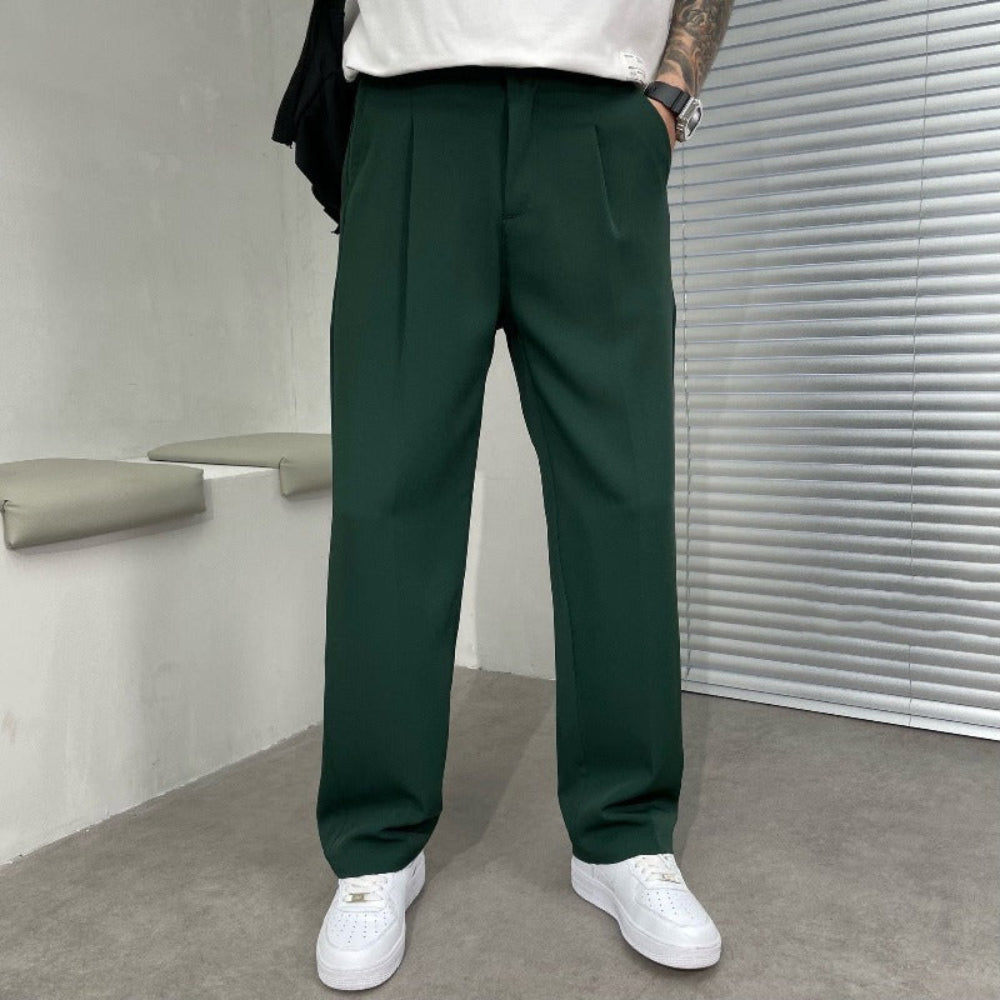 Relaxed Fit Mens Formal Trousers
