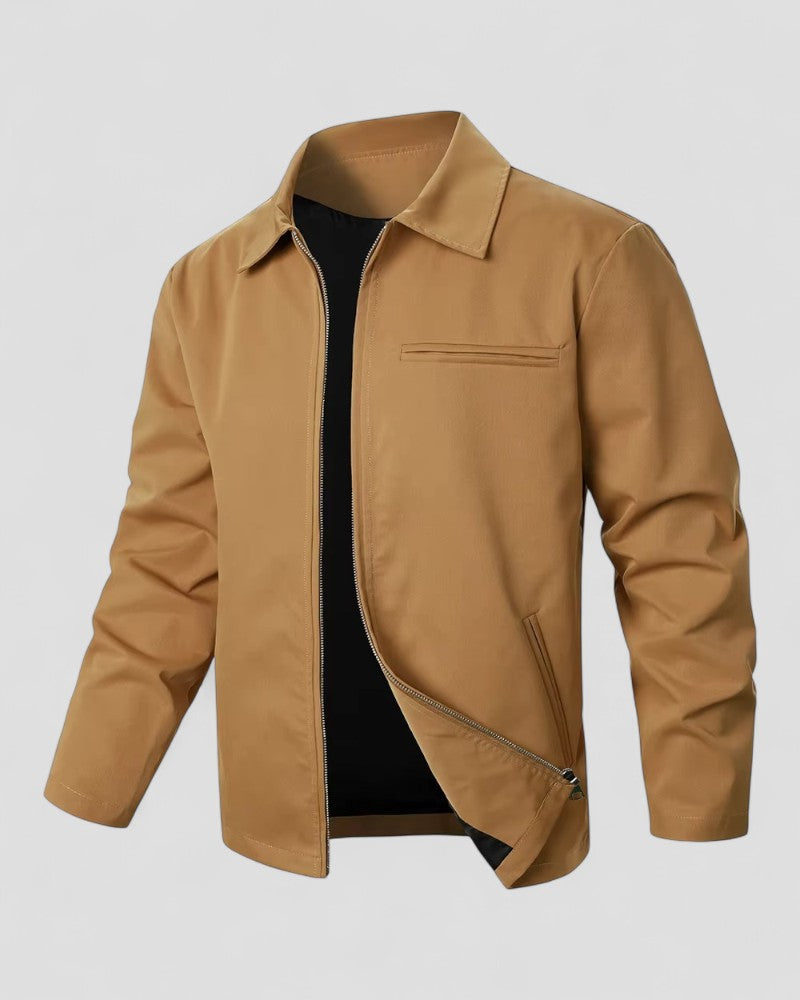 Men's Windproof Zip Up Street Style Jacket