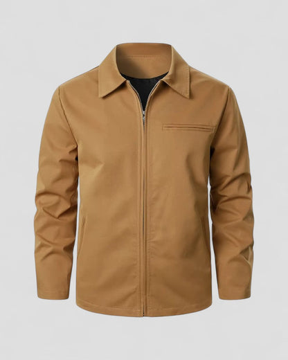 Men's Windproof Zip Up Street Style Jacket